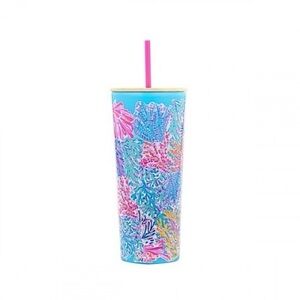 Lilly Pulitzer Splashdance Tumbler EUC
